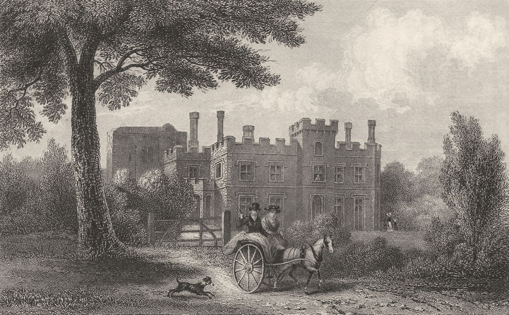 KENT. Gravesend. Wh Ireland. The Baths at 1828 old antique print picture